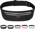 Running Belt for Women & Men-Ultra Light Slim Running Belts | Water-Resistant Phone Holder, 4 Pockets, Adjustable Waist Strap & Reflective Safety for Running, Hiking & Fitness by GLOVES