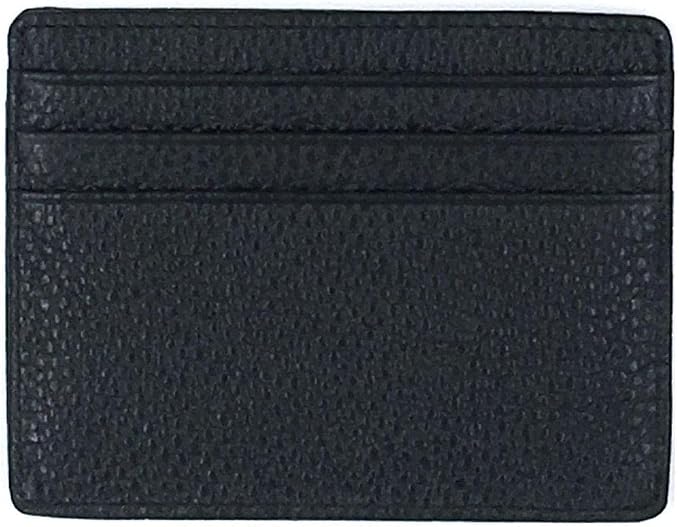 Tapp Collections RFID Protect Slim Minimalist Pocket Leather Wallet Card Holder - Black by Tapp+Collections