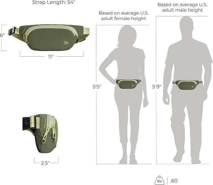 Travelon Anti-Theft The Voyages Waist Pack - Image 4