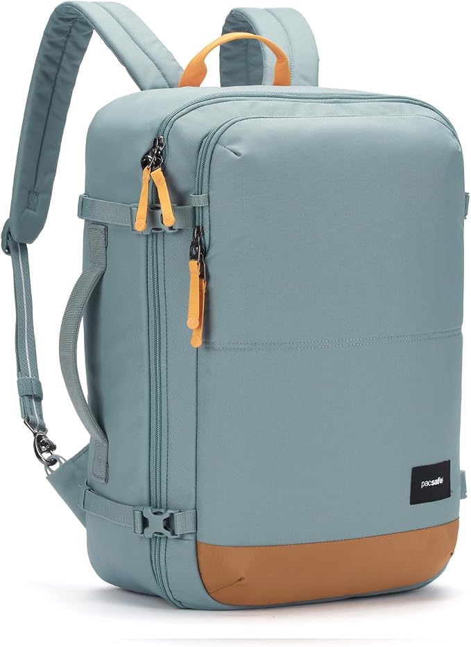 Pacsafe GO Anti Theft 34L Carry-on Backpack, Fresh Mint - Image 13
