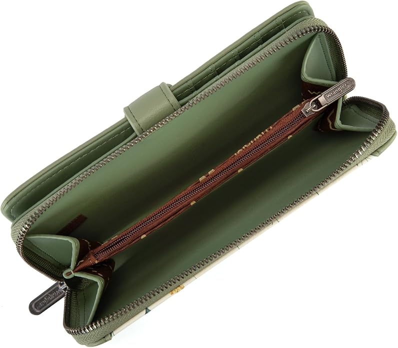 X Wrangler Women's Wallets Bifold Wristlet Wallets for Women Large Capacity Credit Card Wallet with ID Window - Image 4