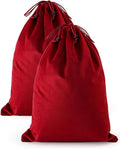2 Pcs Shoe Bags for Travel, Dust Velvet Bags, Rio Red, 17.3x12.6 Inch | Washable & Reusable Travel Shoe Bags, Dustproof Shoe Bags with Drawstring Closure, Suitable for Travel, Home Storage by WelcometoFantasyLife