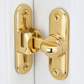 Gold 90/180 Degree Sliding Door Latches,Zinc Alloy Flip Latch | Barn Door Latch,Cabinet Lock,Right Angle Door Lock,for bedroom,cabinet,drawer,Gardens,Wine Cabinet,garage,window,Pet Cage by Wocoe
