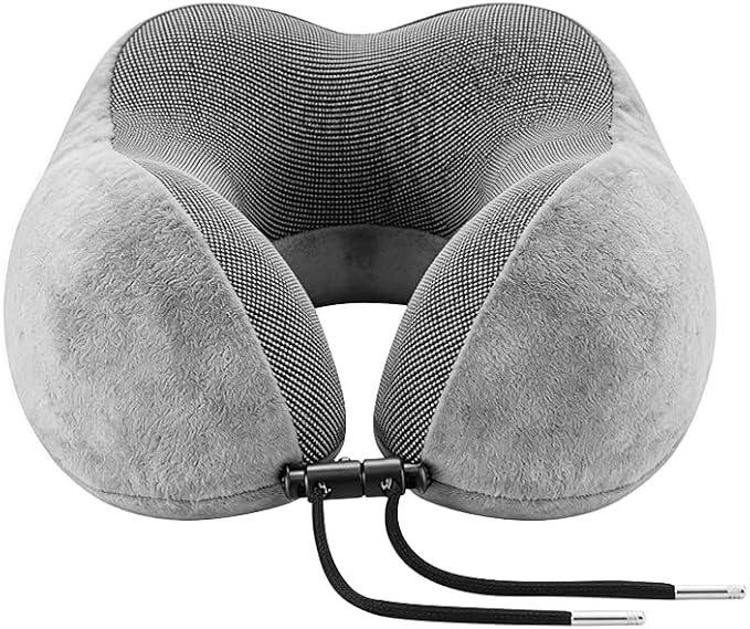 Neck Pillow for Traveling Memory Foam Travel Pillows for Airplanes Head & Neck Support Flight Headrest Sleep by Unknown
