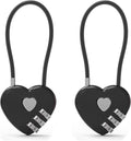 3 Digit Combination Lock, Combo Cable Lock with Code, Small Padlock Combination, for Luggage, Suitcase, Gym Locker, Backpack Bag Zipper, Cabinet, Mailbox, Fence, Travel Safe Outdoor Use by SpecializeinCombinationLock