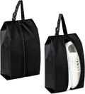 Shoe Bags for Travel 2-Pack – Hainging Shoe Storage Organizers with Handle, Durable Bags for Packing, Gym, Sports, Dance, Tennis, Soccer, Baseball, Running (Black) by FTNA