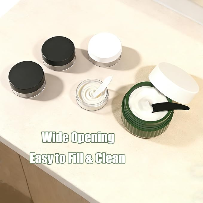 Travel Toiletry Containers 26Pcs Silicone Leakproof TSA Approved Set | Travel Bottles with Hanging Holes & Carabiners, Space Saving Portable, Easy Clean for Trips and Weekend Getaways - Image 5