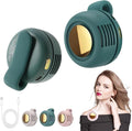 Portable Silent Mini Bladeless Electric Fan, Mini Whirlwind Fan for Waist Clip Fan, 3 Speeds Hands-Free Neck Fan,Suitable for Outdoor & Travel & Office, Travel Accessories, Gift (Green) by Unknown