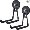 ULIBERMAGNET Magnetic Hooks,Heavy Duty Extra Large Hooks,Power Tool Organizer for Workshop Organization, 2 Pack Tool Hooks for Cordless Drill,Garden Tool,Metal Cabinet,Steel Pegboard(Black) by ULIBERMAGNET