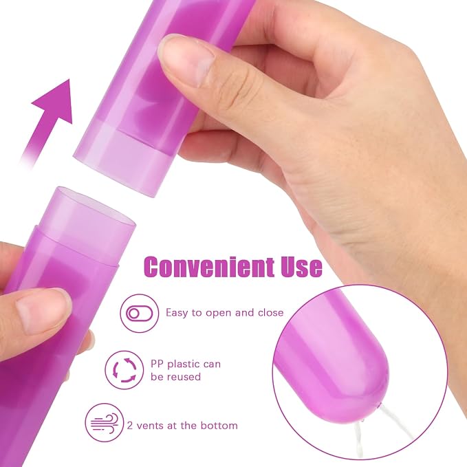 6 Pack Travel Toothbrush Case, Breathable Portable Toothbrush Holder, Plastic Toothbrush Cover Container for Traveling, Bathroom, School, Home, Business, Camping - Image 4