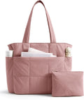 LIGHT FLIGHT Tote Bag for Women, 2-Pc Puffy Tote Bag Set with Compartments, Lightweight Large Shoulder Handbags for Travel by LIGHTFLIGHT