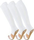 FuelMeFoot 3 Pack Copper Compression Socks - Compression Socks Women & Men Circulation - Best for Medical,Running,Athletic by FuelMeFoot