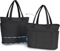 Wandering Nature Travel Tote Bag for Women with Expandable Bottom & Laundry Bag, Fits 40oz Tumbler for Carry-On Work Gym by WanderingNature