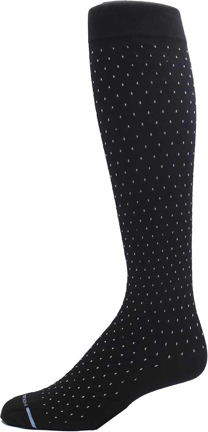Dr. Motion 4 Pairs Men's Athletic Traveler Graduated Compression Knee High Socks - Image 3