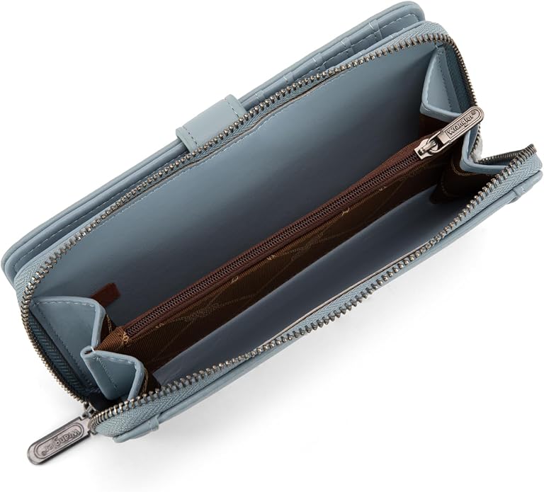 X Wrangler Women's Wallets Bifold Wristlet Wallets for Women Large Capacity Credit Card Wallet with ID Window - Image 4