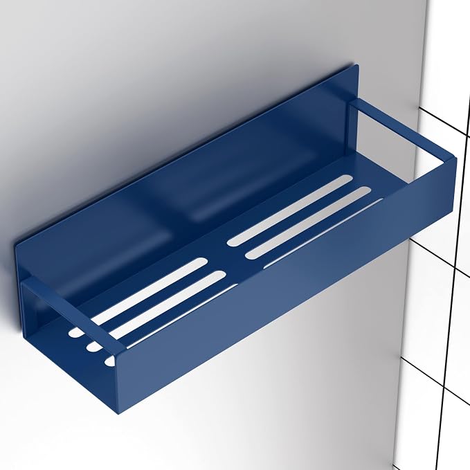 HuggieGems Metal Magnetic Spice Rack for Refrigerator Royal Blue, 4 Pack | Magnetic Shelves Heavy Duty for Fridge in Kitchen, Seasoning Storage Organizer, For Oven Washer and Dryer, For Heavier Items - Image 5