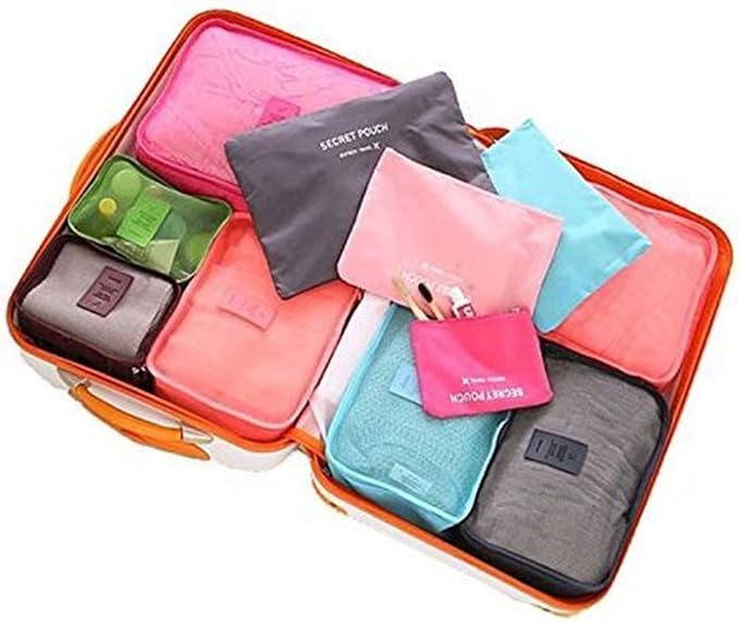 Mossio 7 Set Packing Cubes with Shoe Bag - Compression Travel Luggage Organizer - Image 5