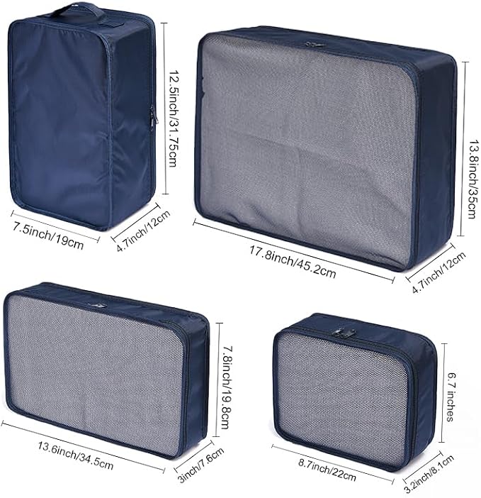 JJ POWER Travel Packing Cubes, Luggage Organizers with Shoe Bag - Image 2