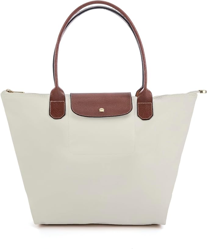 Tote Bag for Women Foldable Shoulder Bag Nylon Weekend Hobo Handbag by DASSYMIA