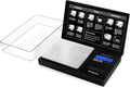 Fuzion Digital Pocket Gram Scale 0.1g/1000g - Small Food Scale with Tray | Weighs Small Food, Spice, Herb, Coin - Easy of Use, LCD Display, Tare Function, 6 Modes Ounces Grains, Batteries Included by Fuzion%C2%AE