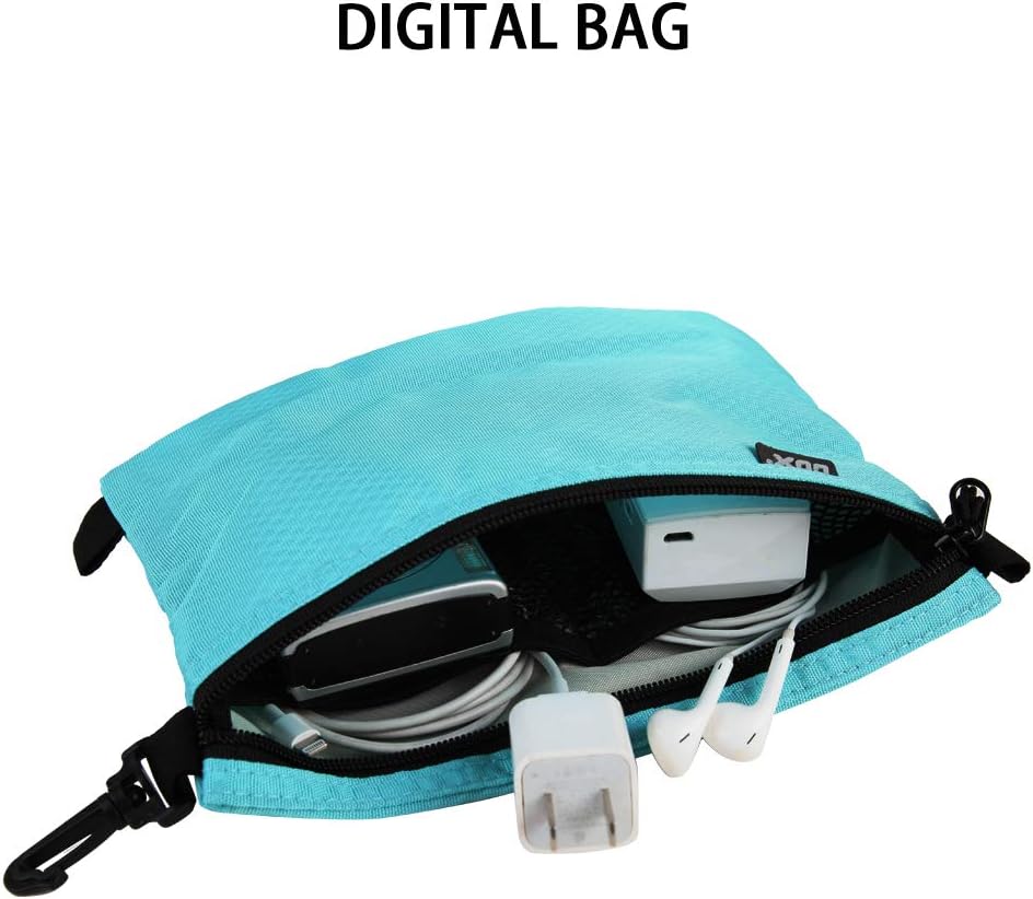 GOX Small Toiletry Bag for Men Bulk Cosmetic Bag Dopp Kit Carry On Zipper Pouch Organization Nylon Small Packing Sack Water Repellent - Image 4