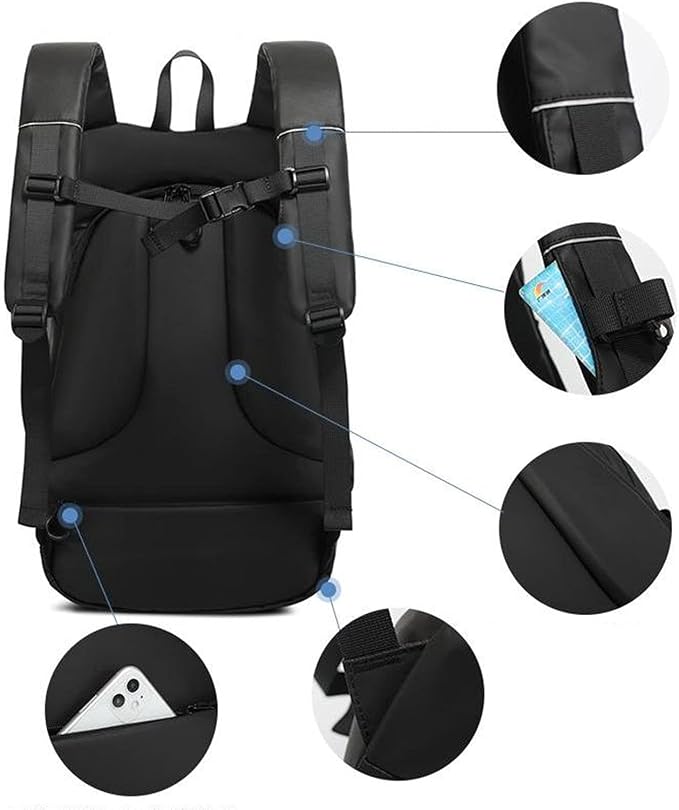 Motorcycle Helmet Backpack, Waterproof Riding Backpacks for Men | Motorbike Large Capacity Soft Backpack, Helmet Bag - Image 3