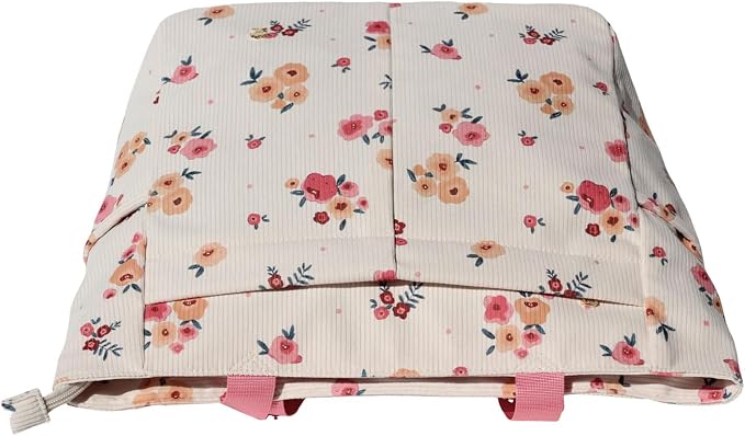 ESVAN Original Floral Tote Bag Large Shoulder Bag with Multi Pockets for Gym Travel Beach Daily Bags - Image 6
