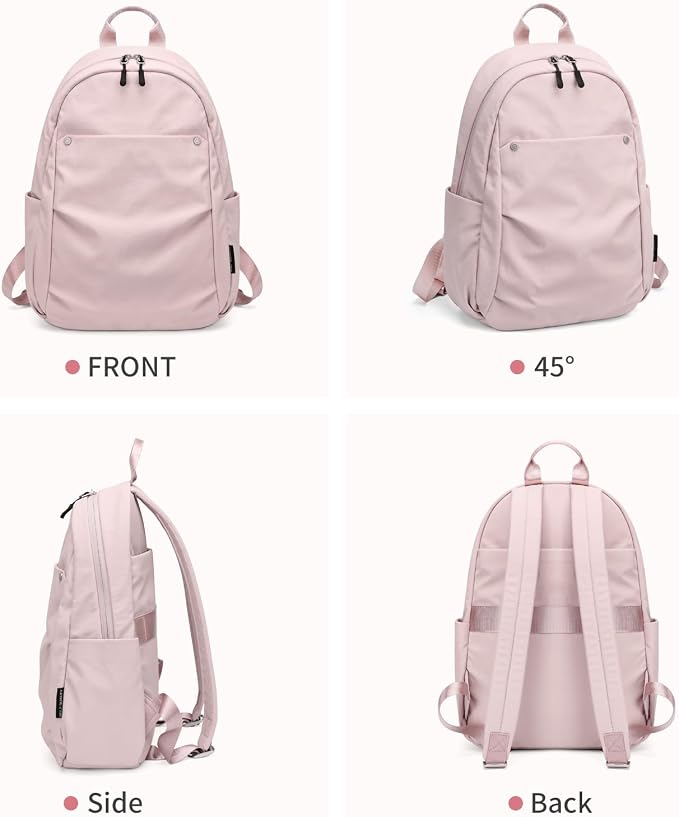 Mini Backpack for Women Fashion Small Backpack Purse Lightweight Daypack for Work Travel Daily,Pink - Image 7