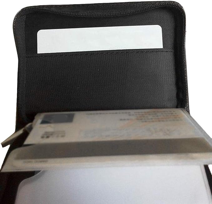 Credit Card Holder Wallet RFID Blocking Leather Wallet for Men and Women with Zipper, Huge Storage Capacity - Image 5