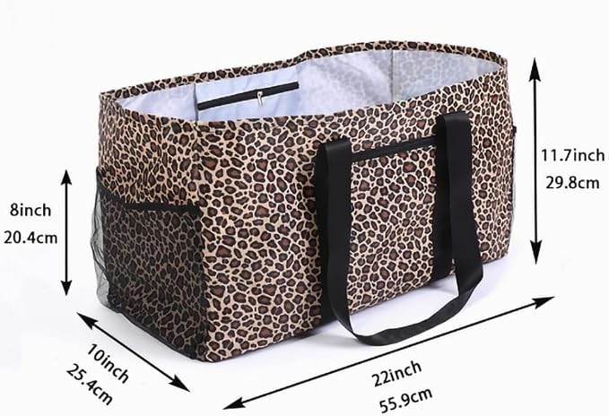 YELAIYEHAO Large Utility Tote Bag, Foldable Collapsible Tote for Storage Pool BeachShopping picnic laundry gym and Luggage - Image 4