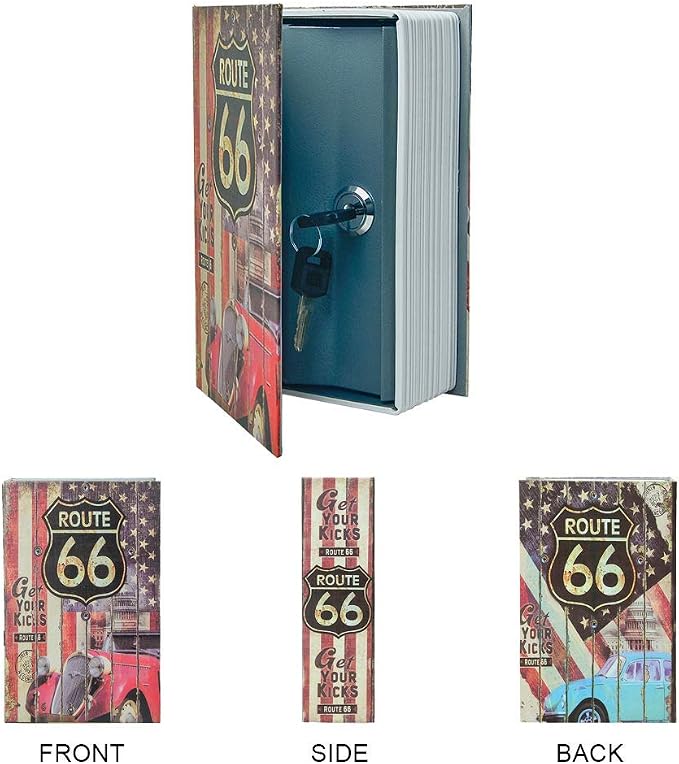 Diversion Book Safe Storage Box, Dictionary Secret Safe with Security Combination Lock/Key - Image 3