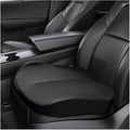 Car Seat Cushion, Comfort Memory Foam Car Cushion, Non-Slip Auto Booster Seat Cushion for Improve Driving Vision, Suitable for Vehicles Trucks SUVs Car Accessories (Black) by Unknown