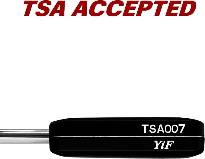 BV TSA Accepted Luggage Travel Lock, Set-Your-Own Combination Lock for School Gym Locker, Luggage Suitcase Baggage Locks, Filing Cabinets, Toolbox, Case (Black, 2 Pack) - Image 6