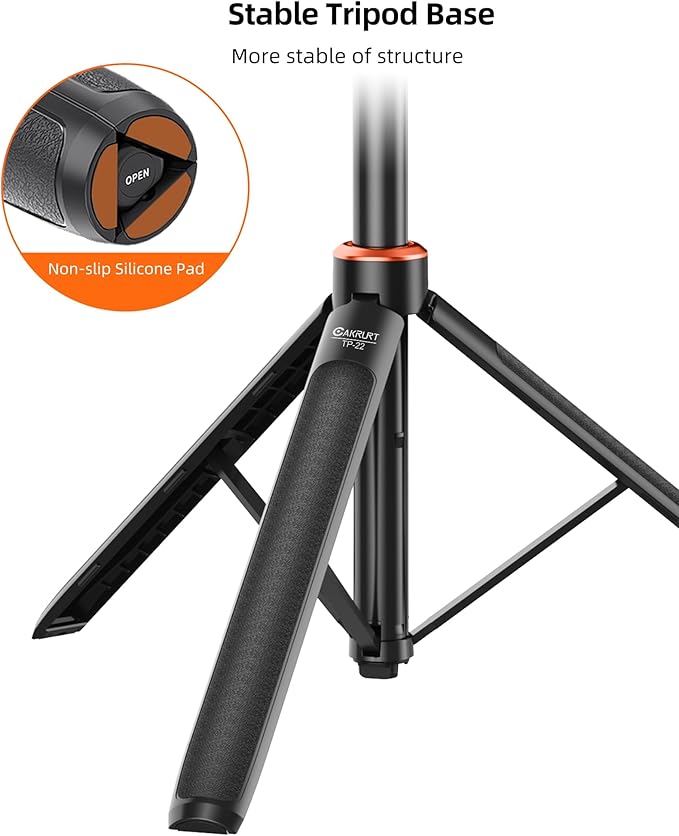 53" Action Camera Selfie-Stick Tripod for DJI Osmo Pocket 4P/4/3/2, GoPro Hero 13/12/11/10/9/Max2, DJI Action 6/5 Pro/4, Travel Vlogging Stand/Extension Pole/Handle Grip/Accessory for Video Recording - Image 6