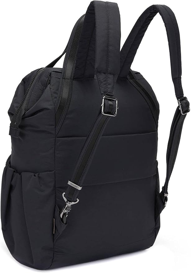Pacsafe Women's Citysafe CX 17L Anti Theft Backpack-Fits 16 inch MacBook Pro, Econyl Black, One Size - Image 5