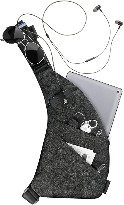 MRang Sling Crossbody Bags Trendy Travel Anti Theft Safe Purse Bags for Women Men Waterproof - Image 3