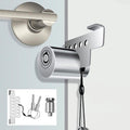 Portable Keyed Door Lock for Home/Travel Security, Extra Door Lock | Keyed & Keyless Locking Available, Child Safety Protection, Temporary No Drill Door Lock, All-Metal Construction by MOSECYOU