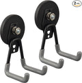 ULIBERMAGNET Heavy Duty Magnetic Hooks,Strong Large Magnet Hooks for Power Drill,Garden Tools, Hose,Pegboard,Garage, Workshop,2 Pack Magnetic Storage Hooks for Indoor Outdoor Hanging(Gray) by ULIBERMAGNET