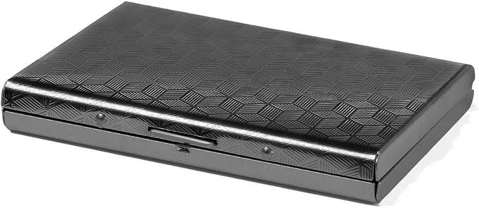 Slim Credit Card Holder RFID Blocking Credit Card Stainless Steel Metal Wallet Business Card Cases with 6 Slots Men for Women - Image 6