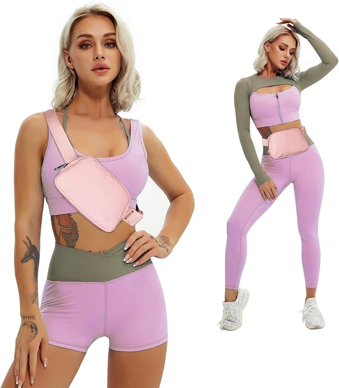 Fanny Packs Anti Theft for Women Travel, Small Belt Bag, Cute Waist Everywhere Pack for Cross Body with Adjustable Strap & Back Pocket for Mother Teens Vacation, Workout - Pink - Image 7