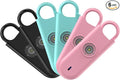 Fauxomor 140dB Personal Safety Alarm for Women 6pack Self Defense Keychain | Super Loud Siren with Low Battery Notice & Strobe Light, Long Battery Life, Portable for College Girls, 2Pink+2Blue+2Black by Fauxomor