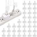 Cable Labels by Wrap-It Storage, Regular, White (36 Pack) - Write On Cord Labels, Wire Labels, Cable Tags and Wire Tags for Cable Management and Electronics, Computers. Great Stocking Stuffer by Wrap-ItStorage