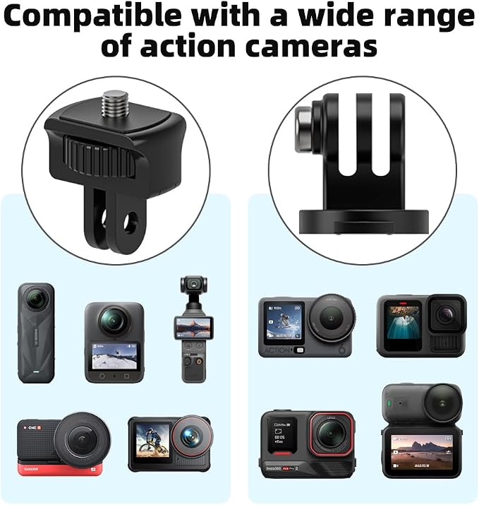 Accessories Kit for Insta 360 X5 Head Strap Mount + Chest Mount Harness + Backpack Clip Holder + 3Rotating Wrist Strap Compatible for Other Action Camera - Image 2