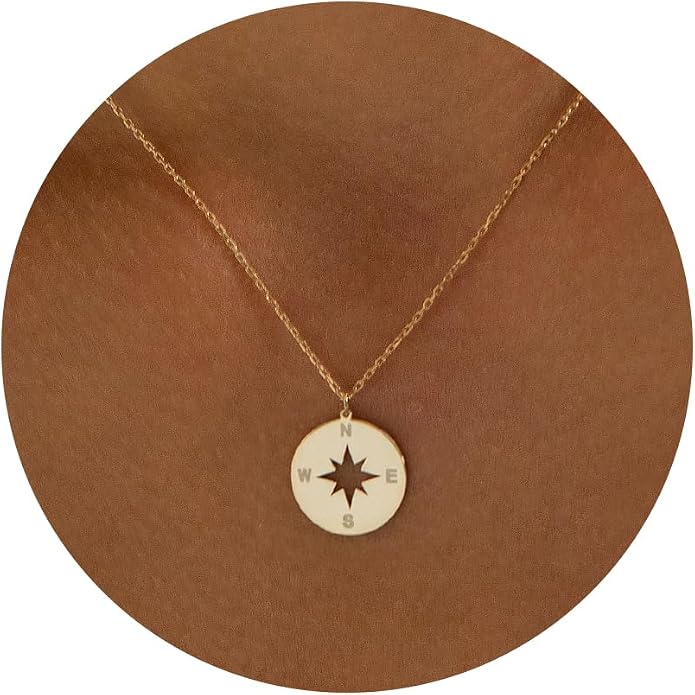 Gold Necklace for Women, Dainty Charm Pendant Necklace Jewelry Gift | 14K Gold Plated, Cute, Delicate, Adults, Non Tarnish, Hypoallergenic, Accessories by GUOKEJEWELRY