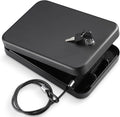Younion Pistol Safe, Portable Travel Gun Safe, Gun Lock Box, Black by Younion