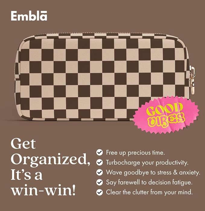 Makeup Bag for Women, Travel Cosmetic Organizer, Waterproof Toiletry Pouch | Small Nylon Cosmetic Bag with Zipper, Water-Resistant Beauty Pouch for Purse, Travel Essentials, Make up Case - Image 6