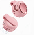 360° Rotatable Portable Mini Clip-on Fan, Small Fan Clip on for Shirt & Waist, Adjustable 3-Speed Suspended Whirlwind Cooler Fans, For Outdoor & Travel & Office, Travel Accessories Clips (Pink) by Unknown