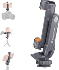 SYNCWIRE Tripod Phone Mount, Universal Smartphone Mount Adapter with 2 Cold Shoe and 1/4" Screw, 360° Rotates and 180° Tilts Adjustable Cell Phone Clamp Holder for Enhancing Mobile Photography Setup by SYNCWIRE