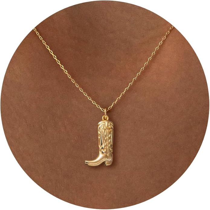 Gold Necklace for Women, Dainty Charm Pendant Necklace Jewelry Gift | 14K Gold Plated, Cute, Delicate, Adults, Non Tarnish, Hypoallergenic, Accessories by GUOKEJEWELRY