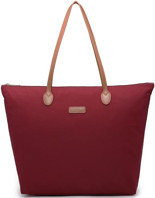 Water Resistant Light Weight Nylon Tote Bag Handbag by NNEE